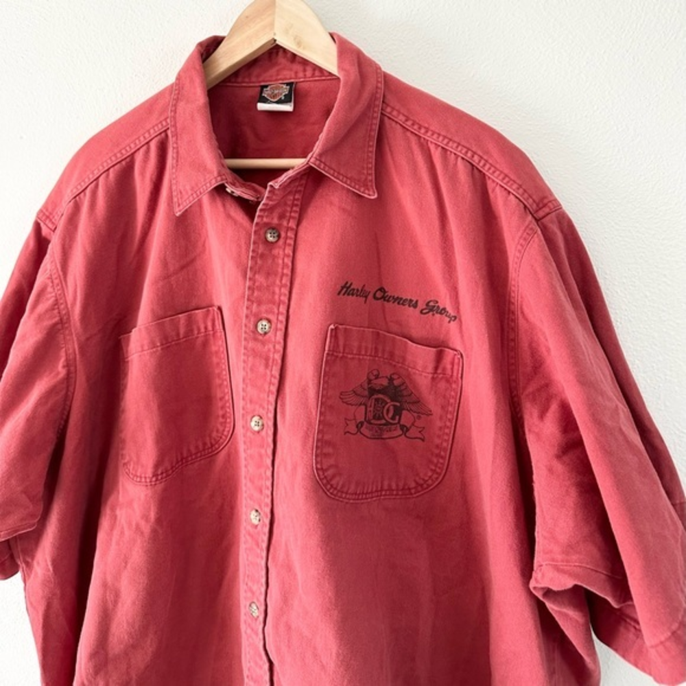 Harley‎ Owners Group Vintage Harley Davidson Shirt Size 3X Daytona Bike